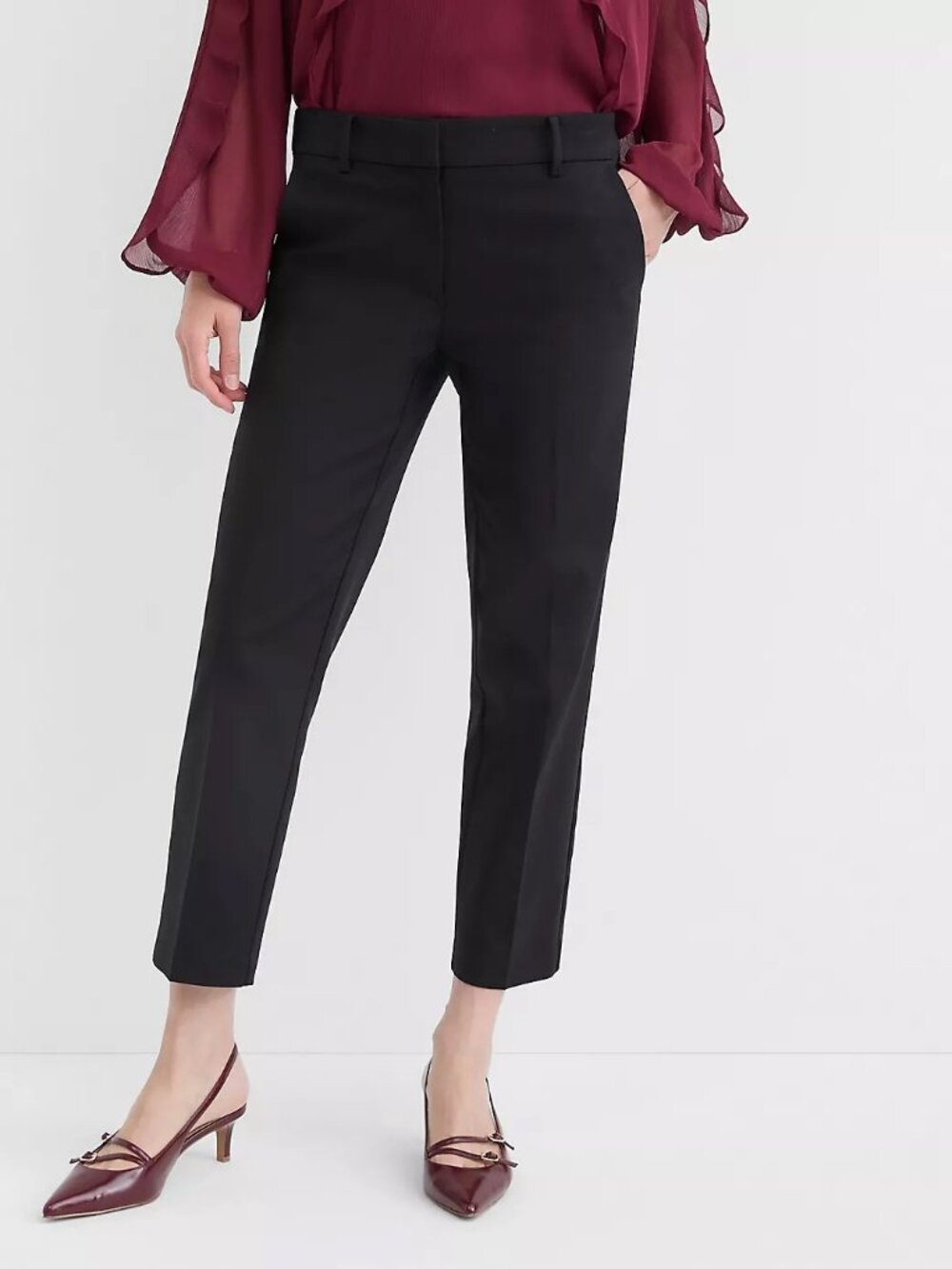 Loft Riviera Slim Pants in Doubleweave